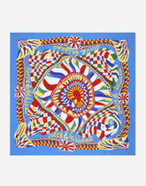 Carretto-print twill scarf (90x90) -  | Dolce &amp; Gabbana