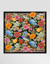 Floral-print silk twill foulard (90x90) -  | Dolce &amp; Gabbana