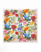 Floral-print silk twill foulard (90x90) -  | Dolce &amp; Gabbana