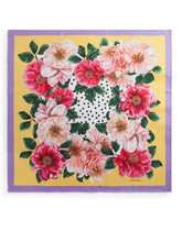 Camellia-print twill scarf (90 x 90) -  | Dolce &amp; Gabbana