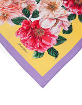 Camellia-print twill scarf (90 x 90) -  | Dolce &amp; Gabbana
