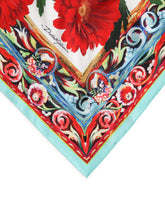 Gerbera-print twill scarf (70 x 70) -  | Dolce &amp; Gabbana