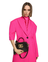Twill jacquard scarf with DG logo (70 x 70) -  | Dolce & Gabbana