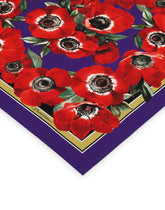 Garden-print twill scarf (70 x 70) -  | Dolce & Gabbana