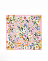 Floral-print silk twill foulard (70x70) -  | Dolce &amp; Gabbana
