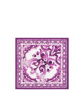 Majolica-print twill scarf (50 x 50) -  | Dolce &amp; Gabbana