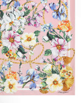 Floral-print silk twill foulard (50x50) -  | Dolce &amp; Gabbana
