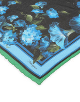 Bluebell-print silk scarf (120 x 200) -  | Dolce & Gabbana