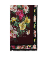Bluebell-print silk scarf (120 x 200) -  | Dolce &amp; Gabbana