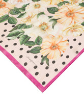 Camellia-print silk scarf (120 x 200) -  | Dolce & Gabbana