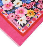 Garden-print modal and cashmere scarf (135 x 200) -  | Dolce & Gabbana