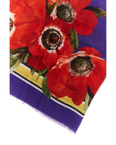 Anemone-print modal and cashmere scarf -  | Dolce &amp; Gabbana