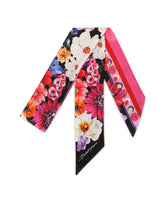 Wisteria-print twill headscarf -  | Dolce & Gabbana