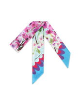 Bluebell-print twill headscarf -  | Dolce & Gabbana