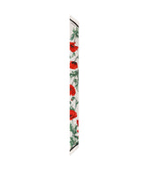 Twill headscarf with yellow rose print -  | Dolce & Gabbana