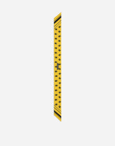 Twill headscarf with all-over DG logo print -  | Dolce & Gabbana