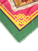 Scarf in modal and cashmere with Silk road print: 140 x 140cm- 55 x 55 inches -  | Dolce & Gabbana