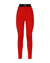 Spandex jersey leggings with elasticated band DGVIB3 -  | Dolce & Gabbana