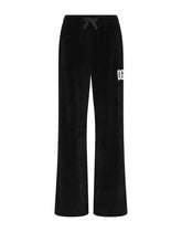 Cotton chenille jogging pants with DGVIB3 embroidery -  | Dolce & Gabbana