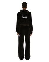 Cotton chenille jogging pants with DGVIB3 embroidery -  | Dolce & Gabbana