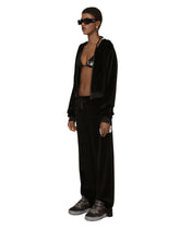 Cotton chenille jogging pants with DGVIB3 embroidery -  | Dolce & Gabbana