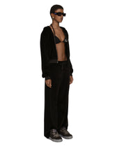 Cotton chenille jogging pants with DGVIB3 embroidery -  | Dolce & Gabbana