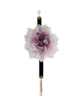 Silk choker with rose -  | Dolce & Gabbana