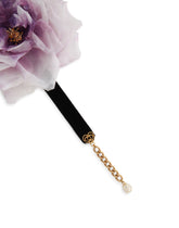 Silk choker with rose -  | Dolce & Gabbana