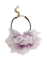 Silk choker with rose -  | Dolce & Gabbana