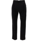 LOW-RISE COTTON FABRIC PANTS -  | Dolce &amp; Gabbana