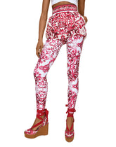 Majolica-print poplin bloomers -  | Dolce & Gabbana