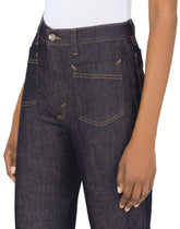 Flared jeans with tobacco-colored stitching -  | Dolce &amp; Gabbana