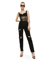 Boyfriend jeans with rips -  | Dolce &amp; Gabbana