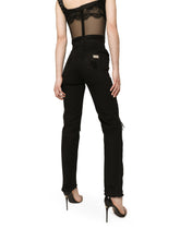 Boyfriend jeans with rips -  | Dolce &amp; Gabbana