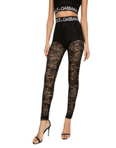 Lace leggings -  | Dolce &amp; Gabbana