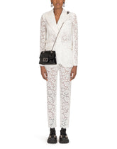 High-waisted cordonetto lace pants -  | Dolce &amp; Gabbana