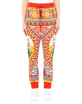 Carretto-print jersey jogging pants -  | Dolce &amp; Gabbana