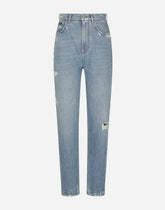 Jeans with small rips -  | Dolce &amp; Gabbana