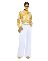 Flared cotton poplin pants -  | Dolce &amp; Gabbana