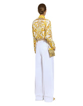 Flared cotton poplin pants -  | Dolce &amp; Gabbana