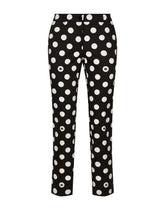Cotton pants with polka-dot print -  | Dolce &amp; Gabbana