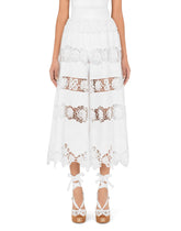 Culottes with openwork embroidery -  | Dolce &amp; Gabbana
