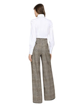 Flared glen plaid pants -  | Dolce &amp; Gabbana
