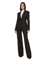Pinstriped wool palazzo pants -  | Dolce &amp; Gabbana