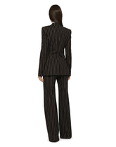 Pinstriped wool palazzo pants -  | Dolce &amp; Gabbana