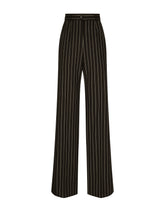 Pinstriped wool palazzo pants -  | Dolce &amp; Gabbana