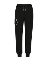 Jogging pants with DG logo patch -  | Dolce & Gabbana