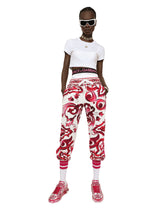 Majolica-print cady jogging pants -  | Dolce & Gabbana
