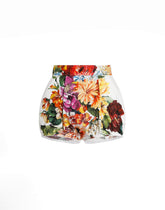 bouquet-print poplin shorts -  | Dolce &amp; Gabbana