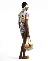 bouquet-print poplin shorts -  | Dolce &amp; Gabbana